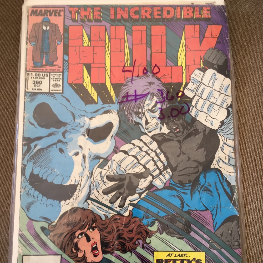 The Incredible Hulk #360 1989